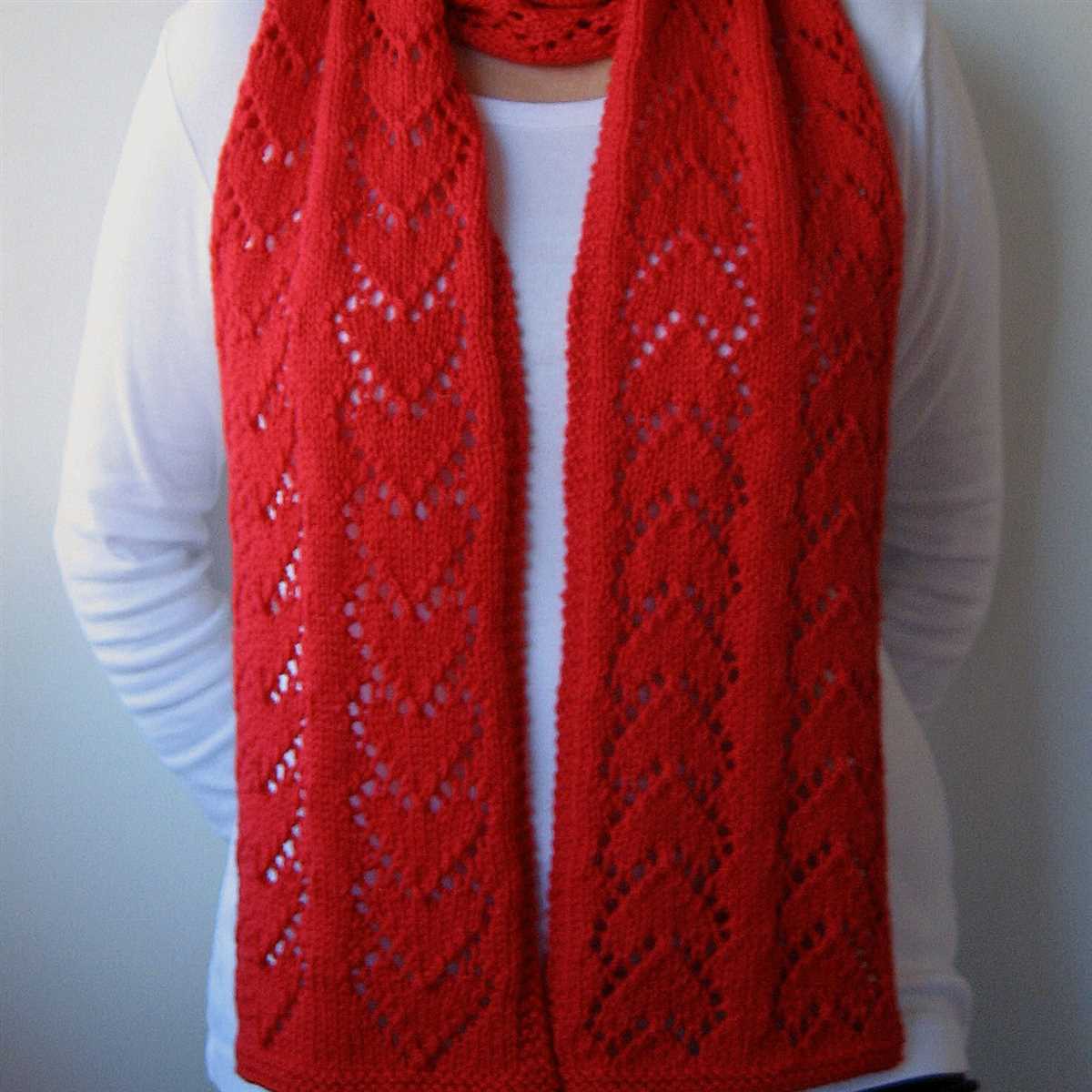 Knitted eternity scarf pattern