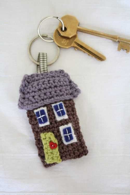 Knitted keyring patterns