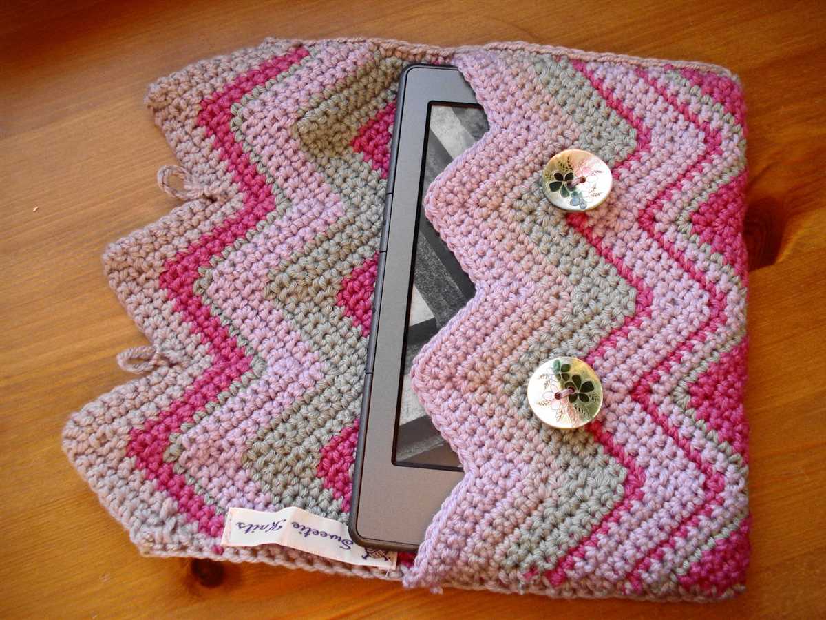 Knitted kindle case pattern