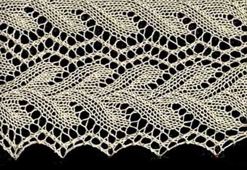 Knitted lace edging patterns free