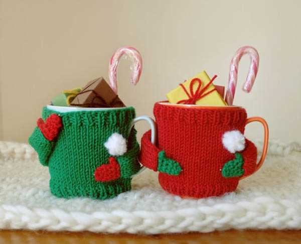 Knitted mug sweater pattern