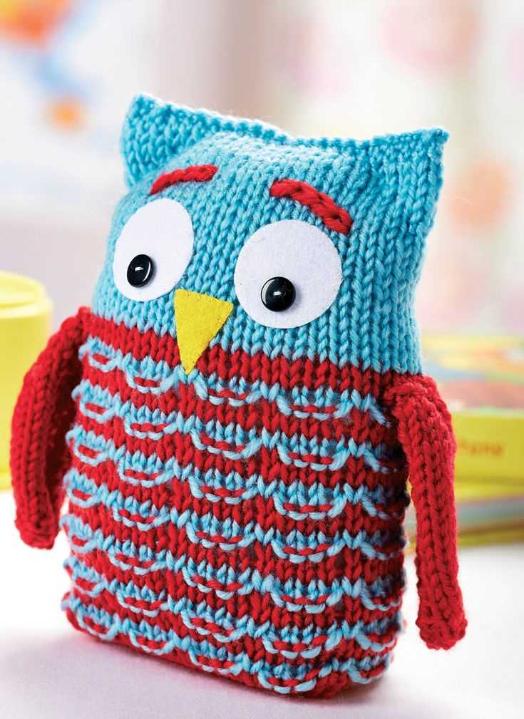 Knitted owl toy pattern free