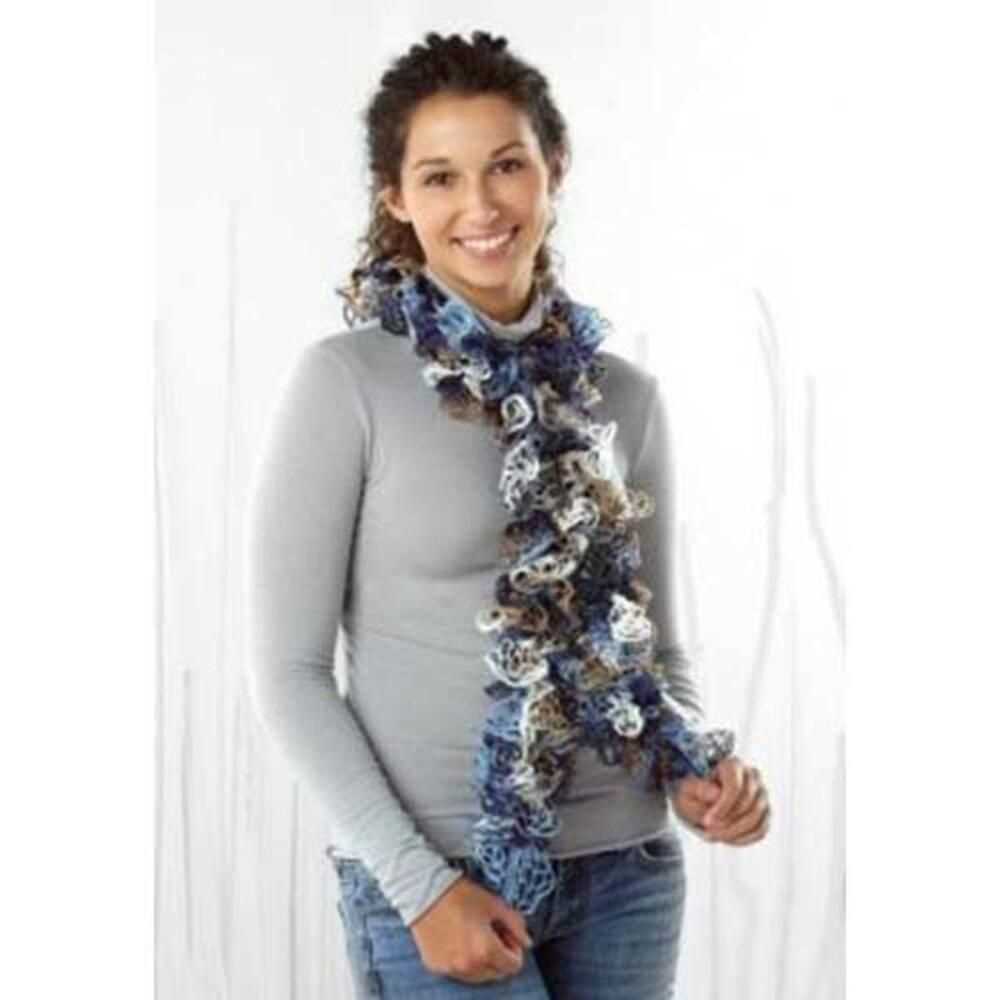 Knitted ruffle scarf pattern free