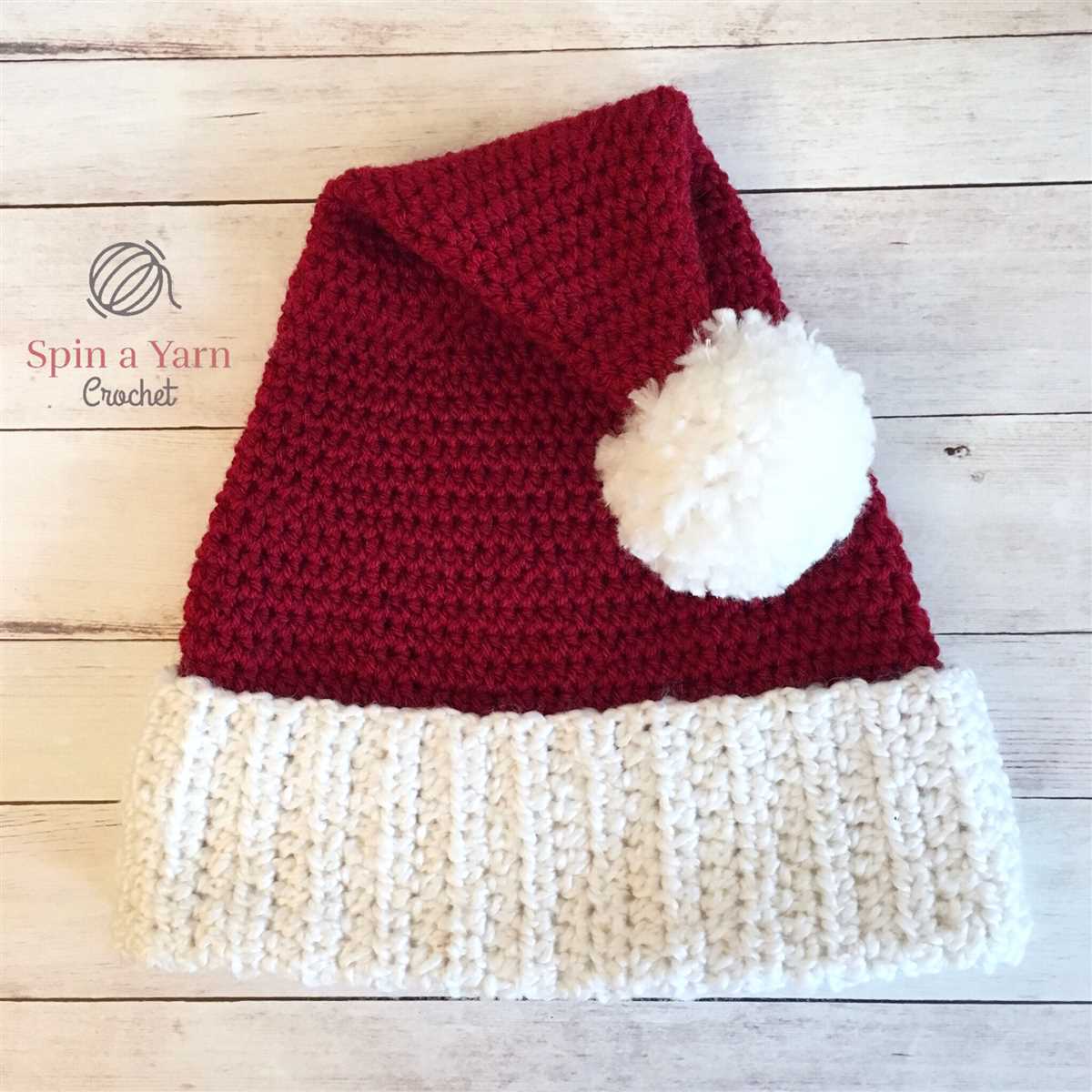 Knitted santa hat pattern