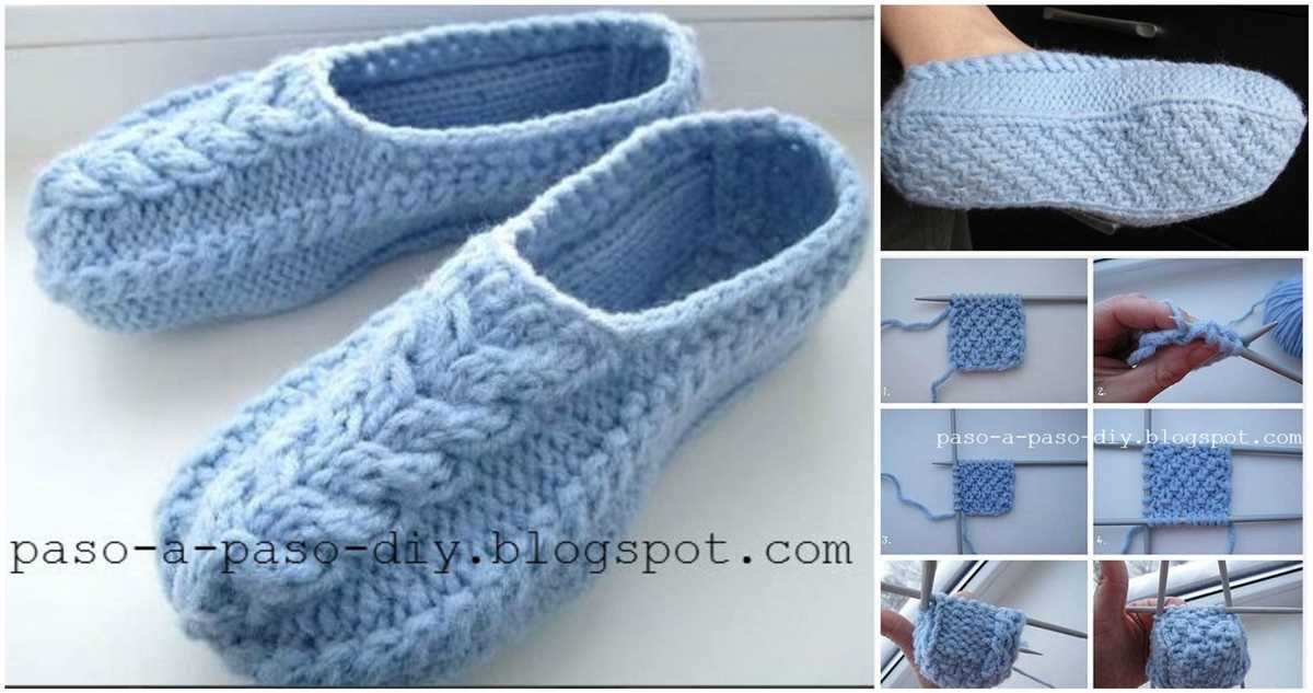 Knitted shoes pattern free