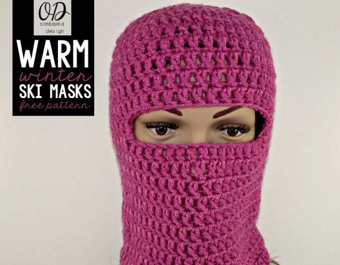 Knitted ski mask pattern free