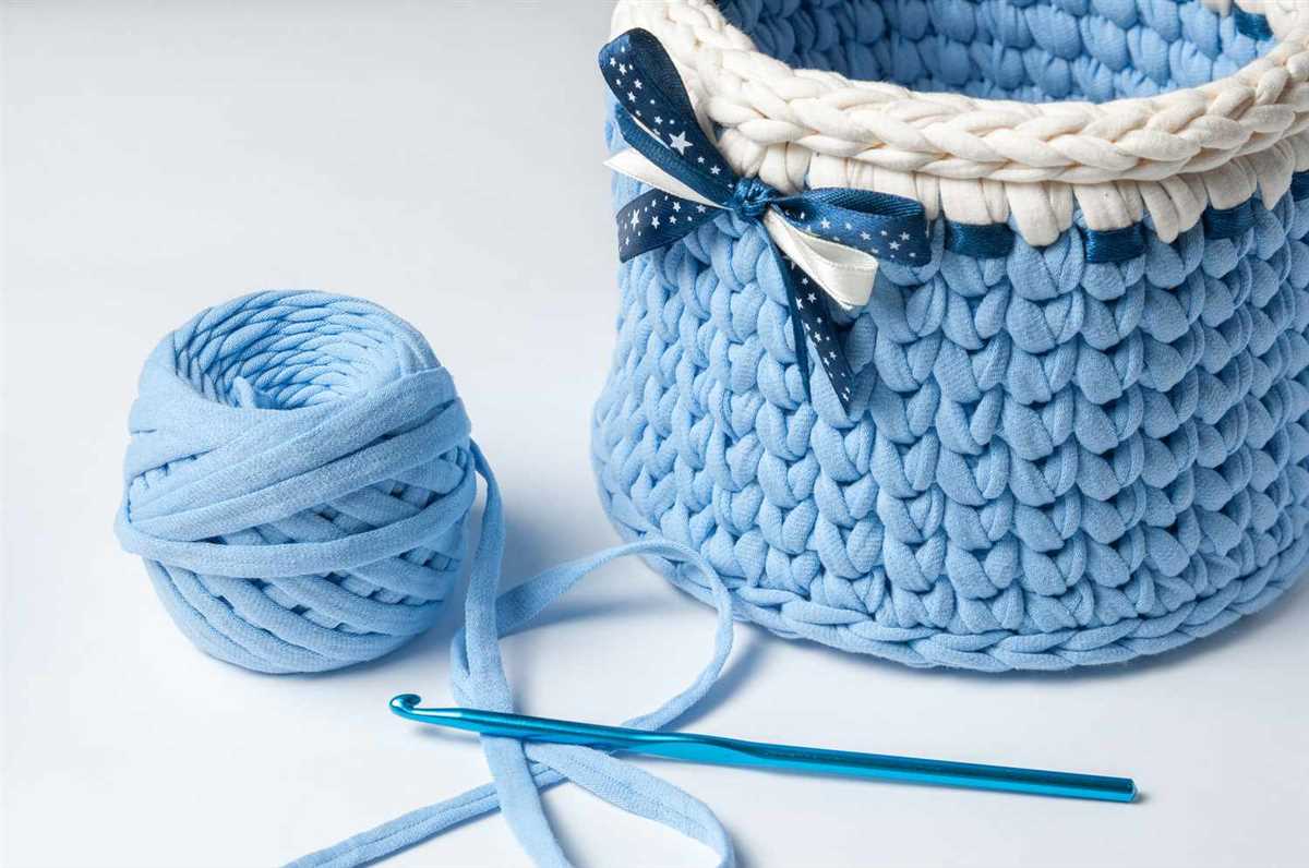 Knitted storage baskets free pattern