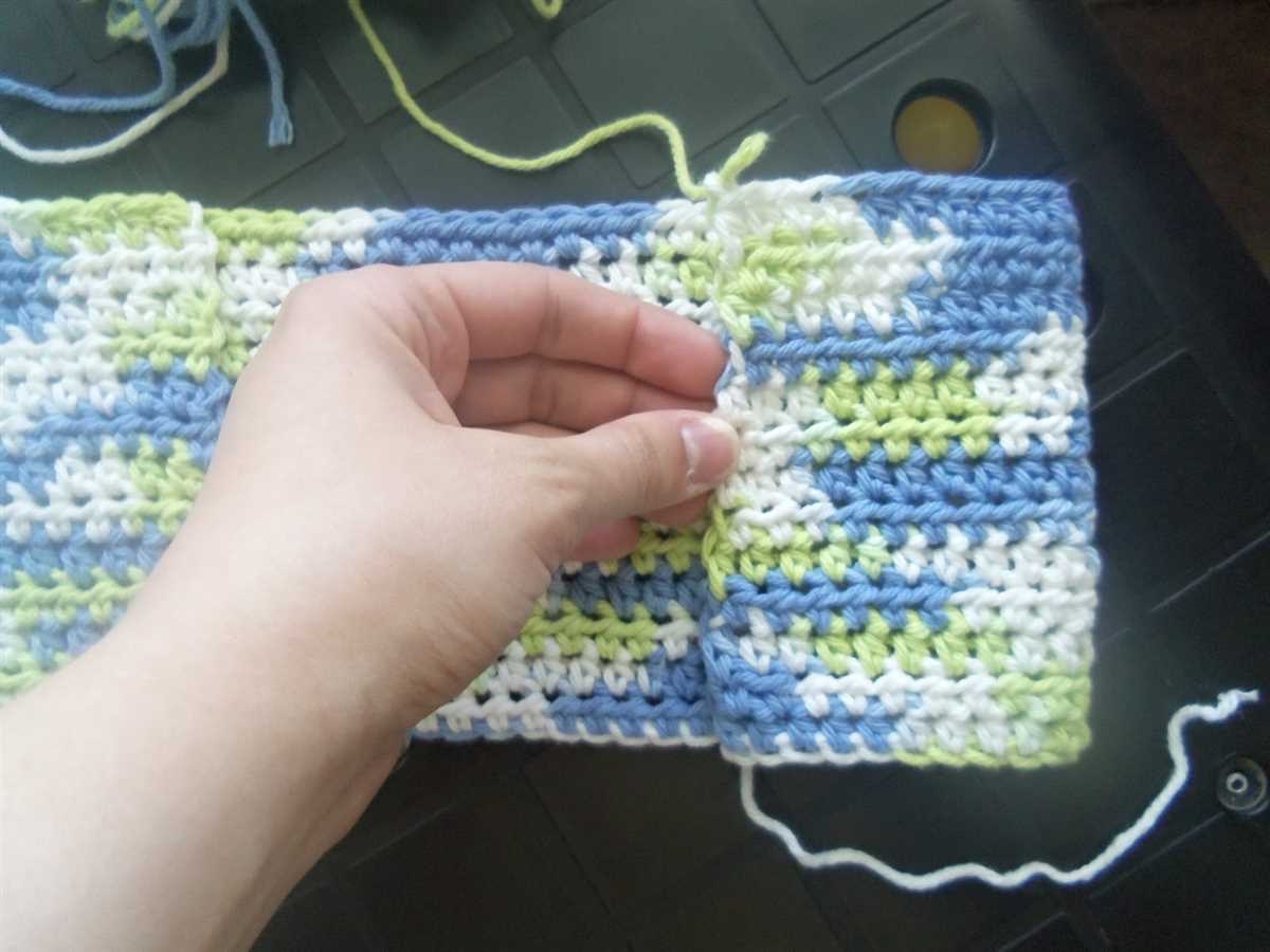 Knitted swiffer cover pattern