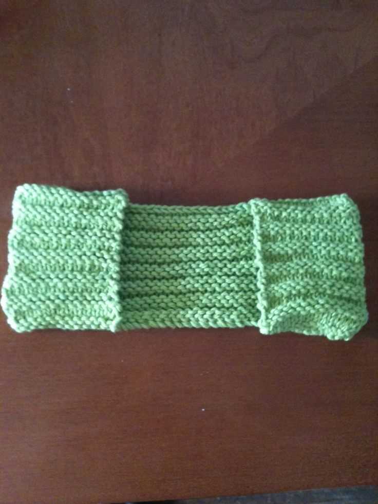 Knitted swiffer cover pattern