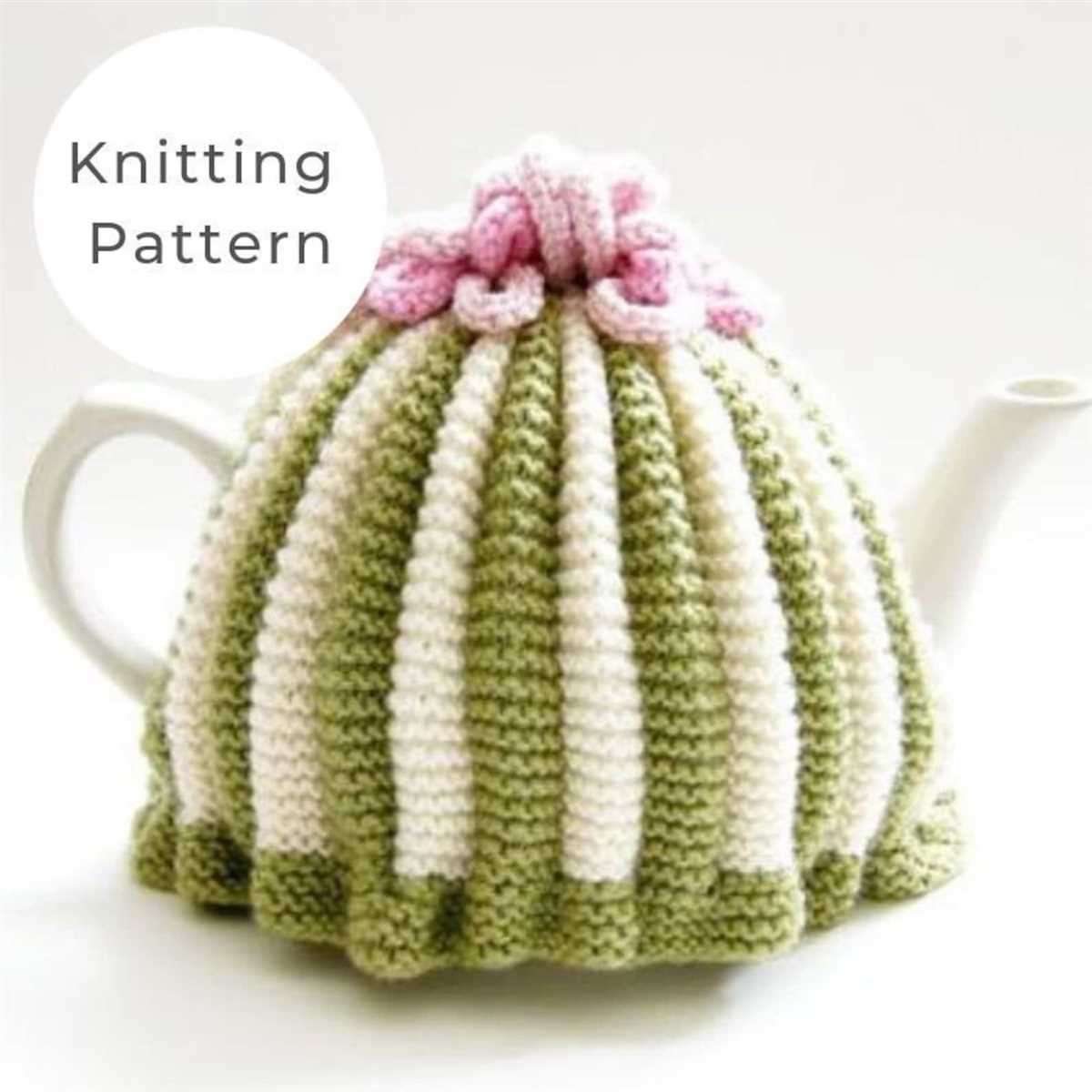 Knitted tea cosy pattern
