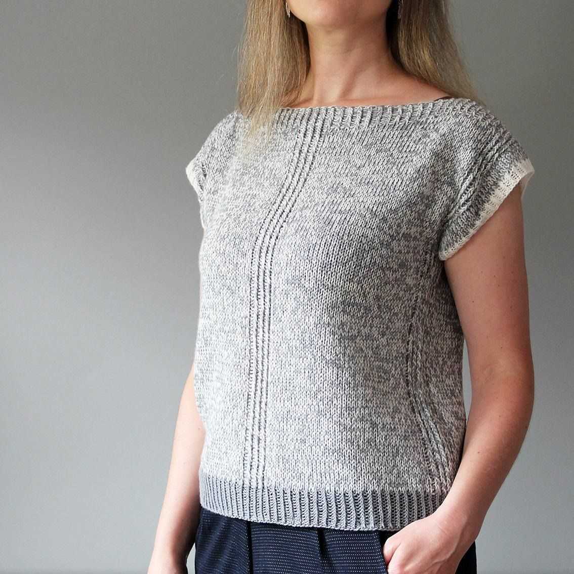 Knitted tee pattern