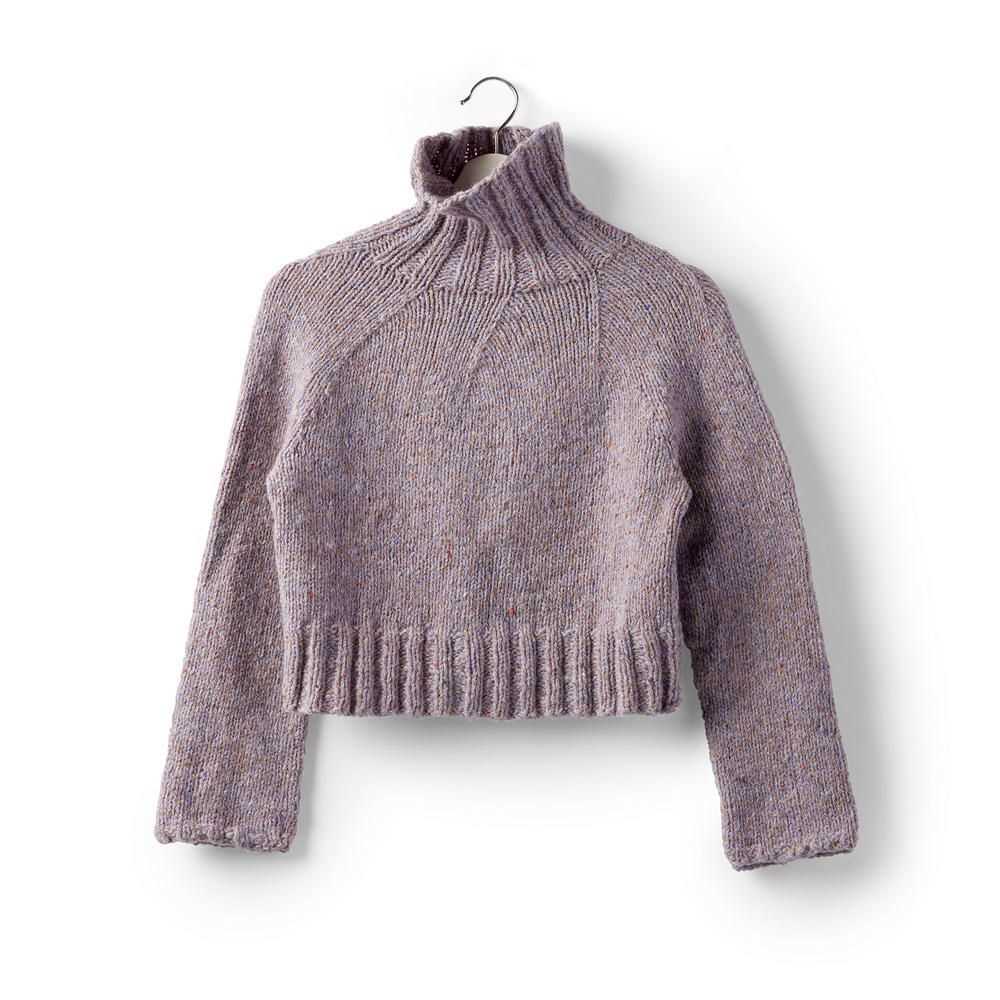 Knitted turtleneck pattern