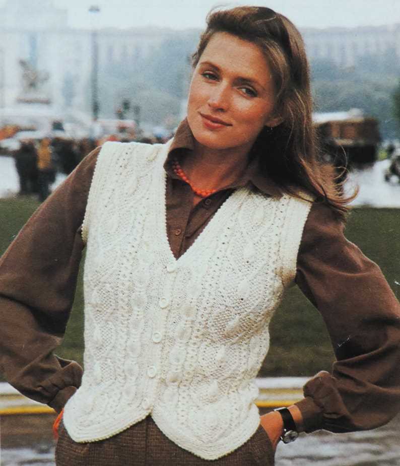 Knitted waistcoat patterns for ladies