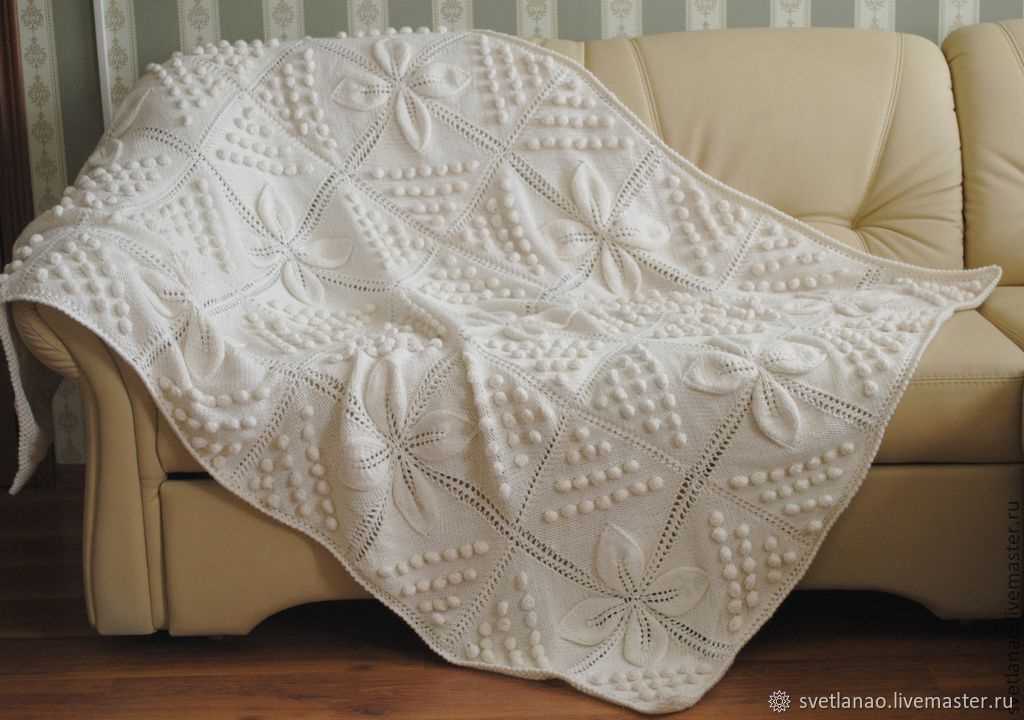 Knitted wedding blanket pattern