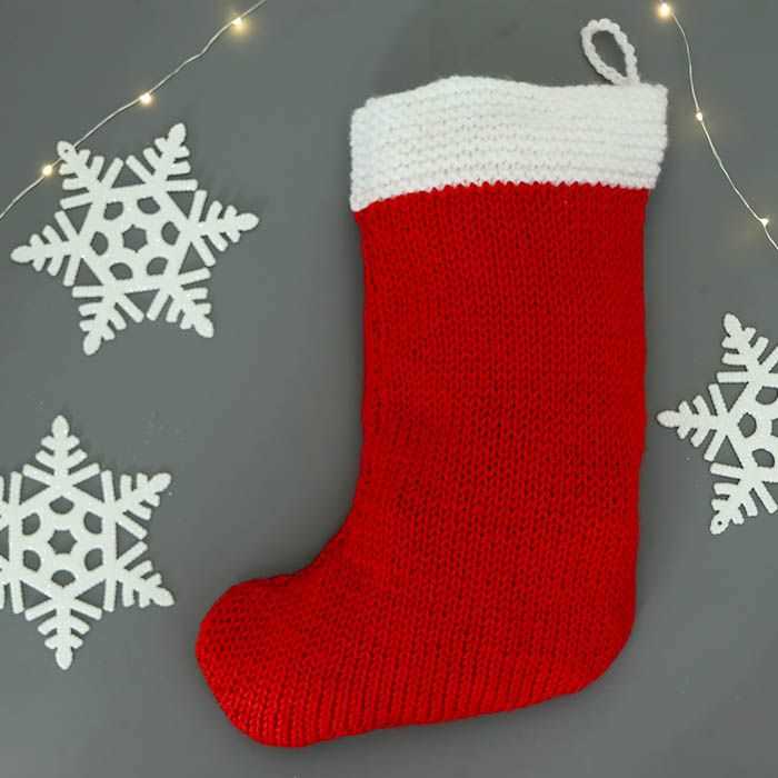 Knitting christmas stocking pattern