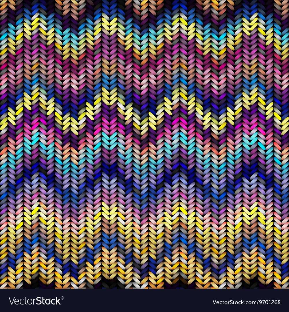 Knitting multicolor patterns