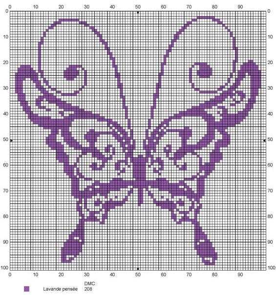 Knitting pattern butterfly