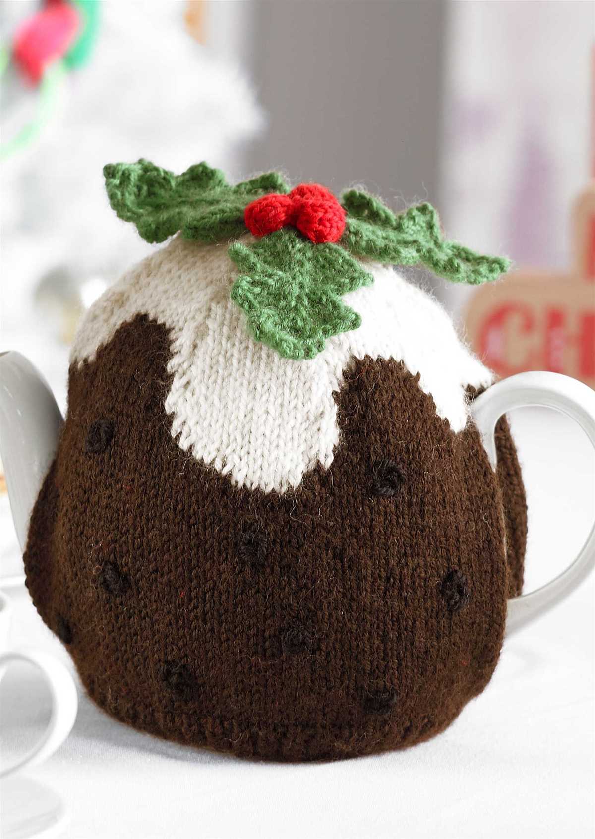 Knitting pattern christmas pudding