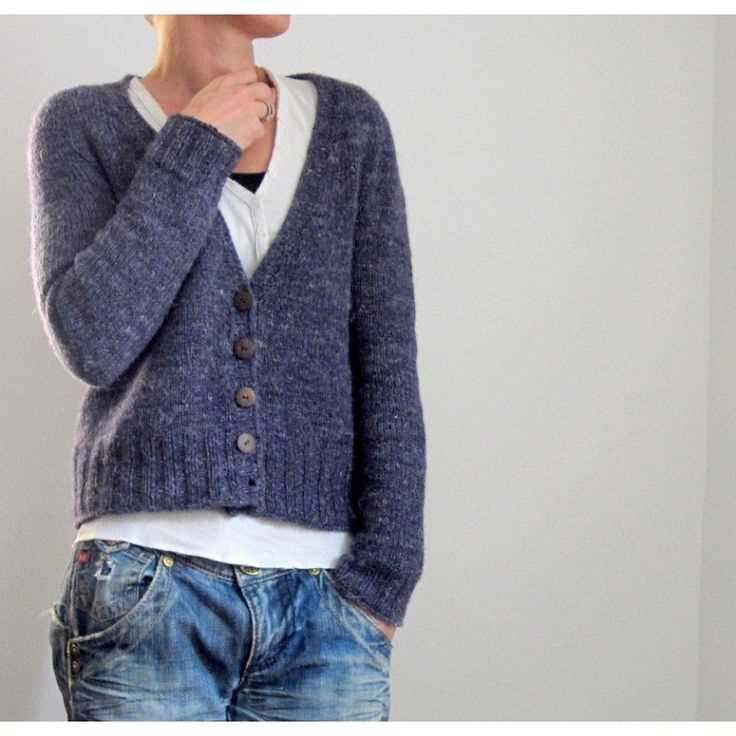 Knitting pattern for ballet crossover cardigan