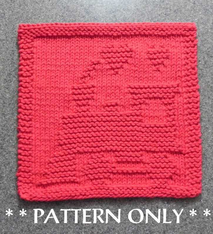 Knitting pattern for cotton dishcloth