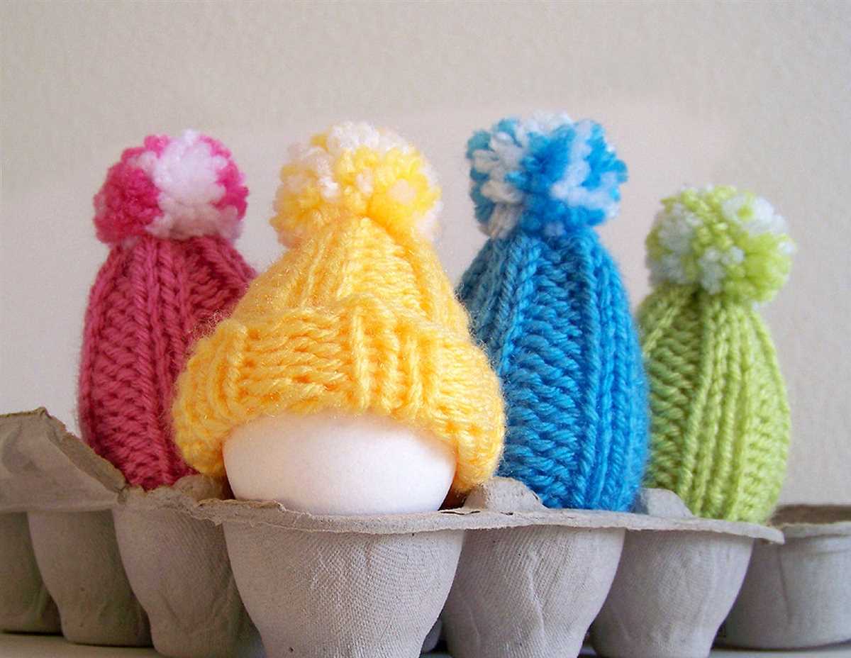 Knitting pattern for easter bunny egg cosy