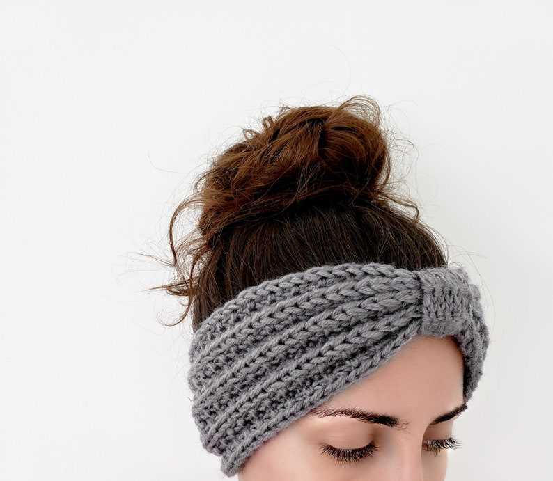 Knitting pattern for headband ear warmer uk