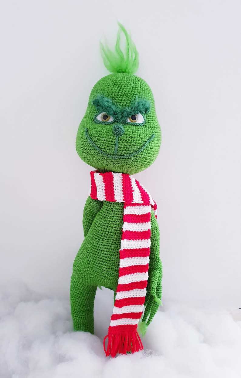 Knitting pattern for the grinch