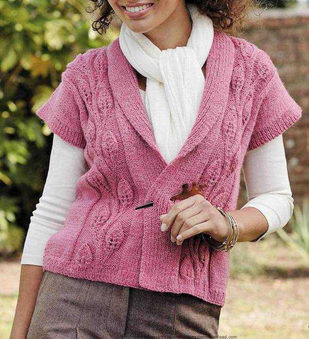 Knitting pattern ladies vest