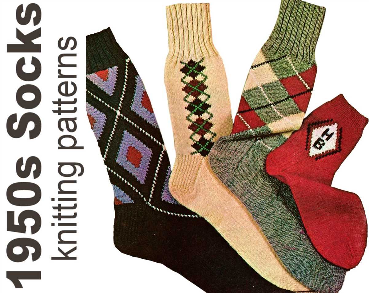 Knitting pattern mens socks