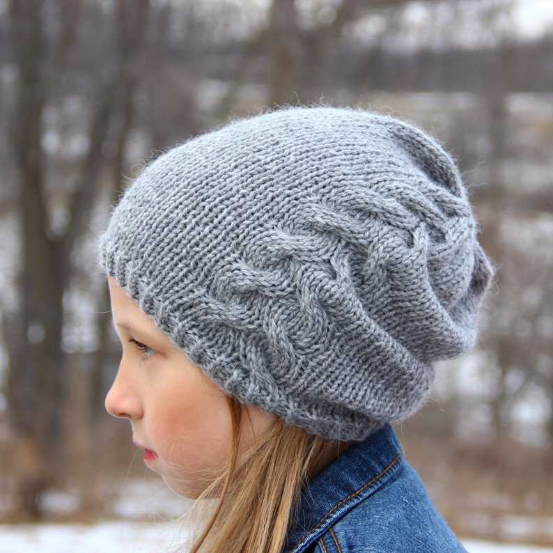 Knitting pattern slouchy hat