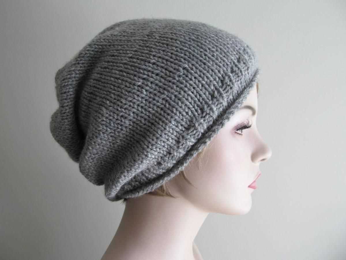 Knitting pattern slouchy hat