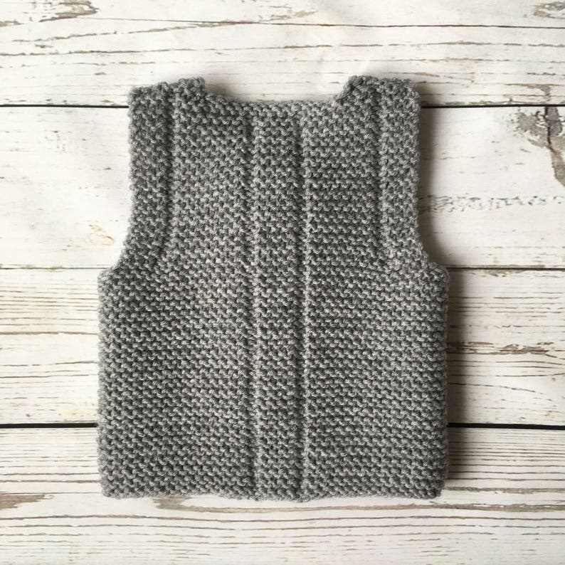 Knitting pattern waistcoat