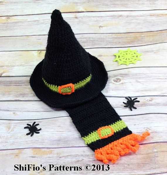 Knitting pattern witch hat