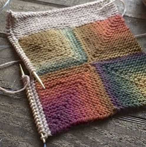 Knitting patterns blankets squares