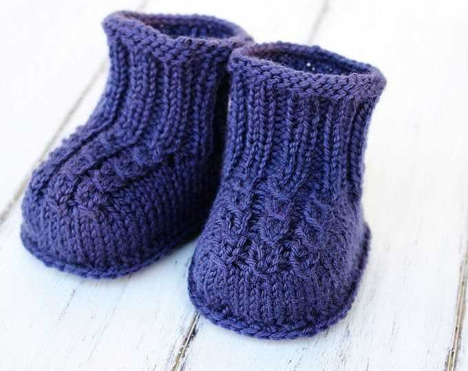 Knitting patterns for baby booties