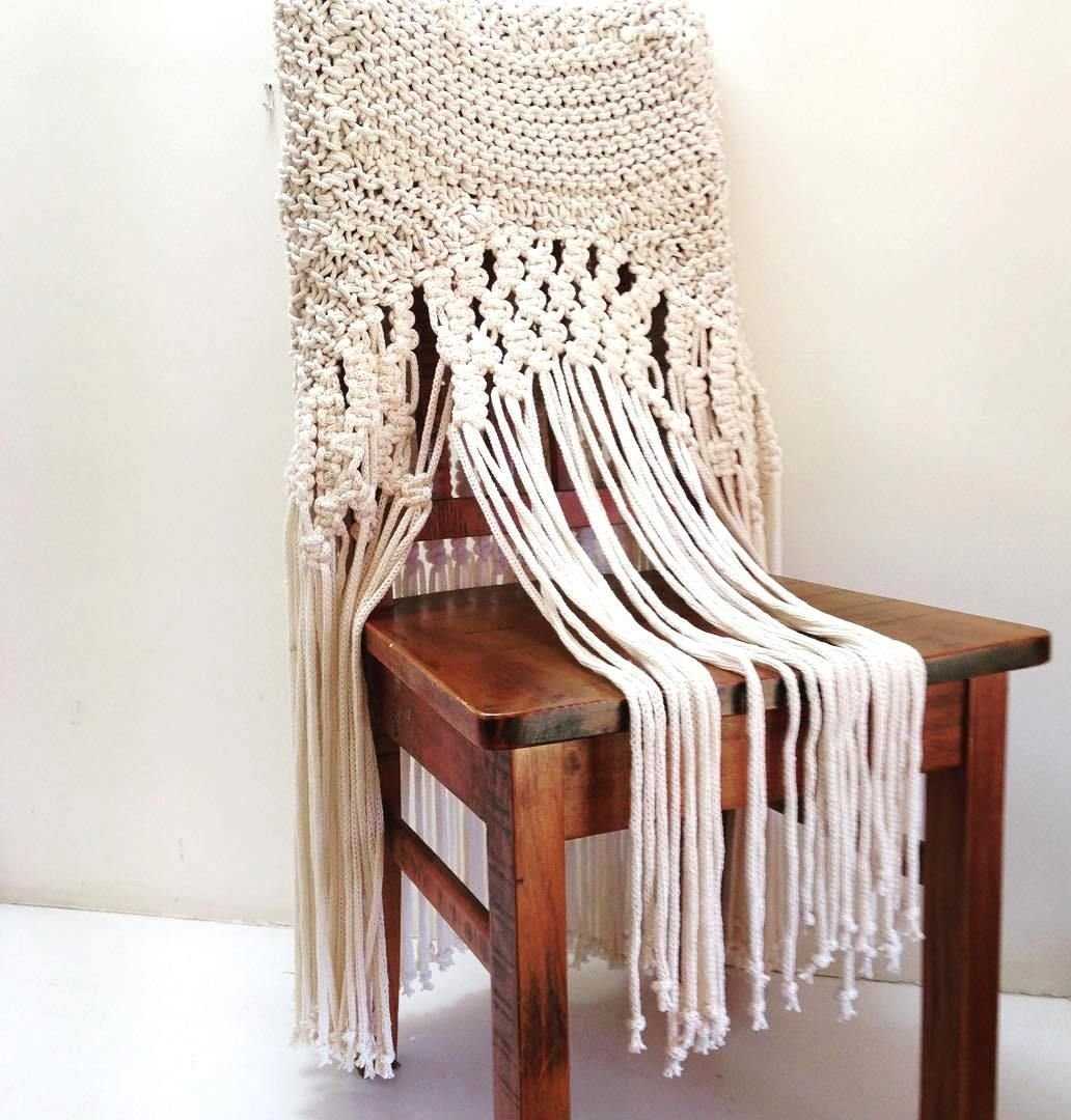 Knitting patterns for chair backs