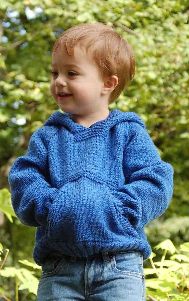 Knitting patterns for childrens hoodies