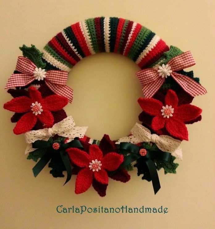 Knitting patterns for christmas wreaths