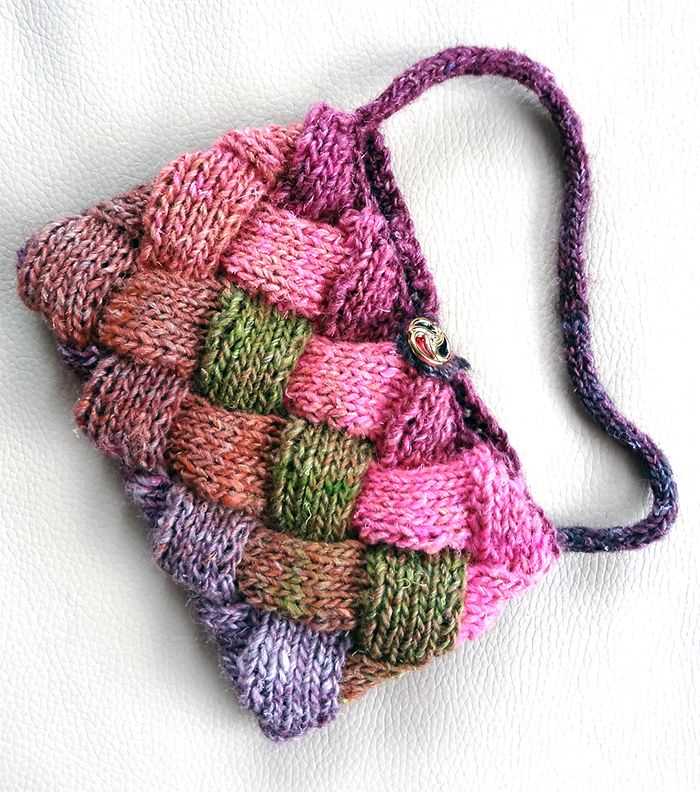 Knitting project bag pattern