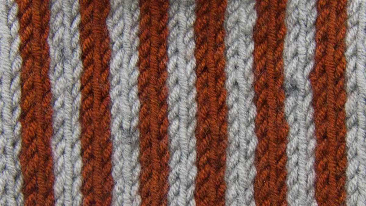 Knitting ribbing stitch patterns