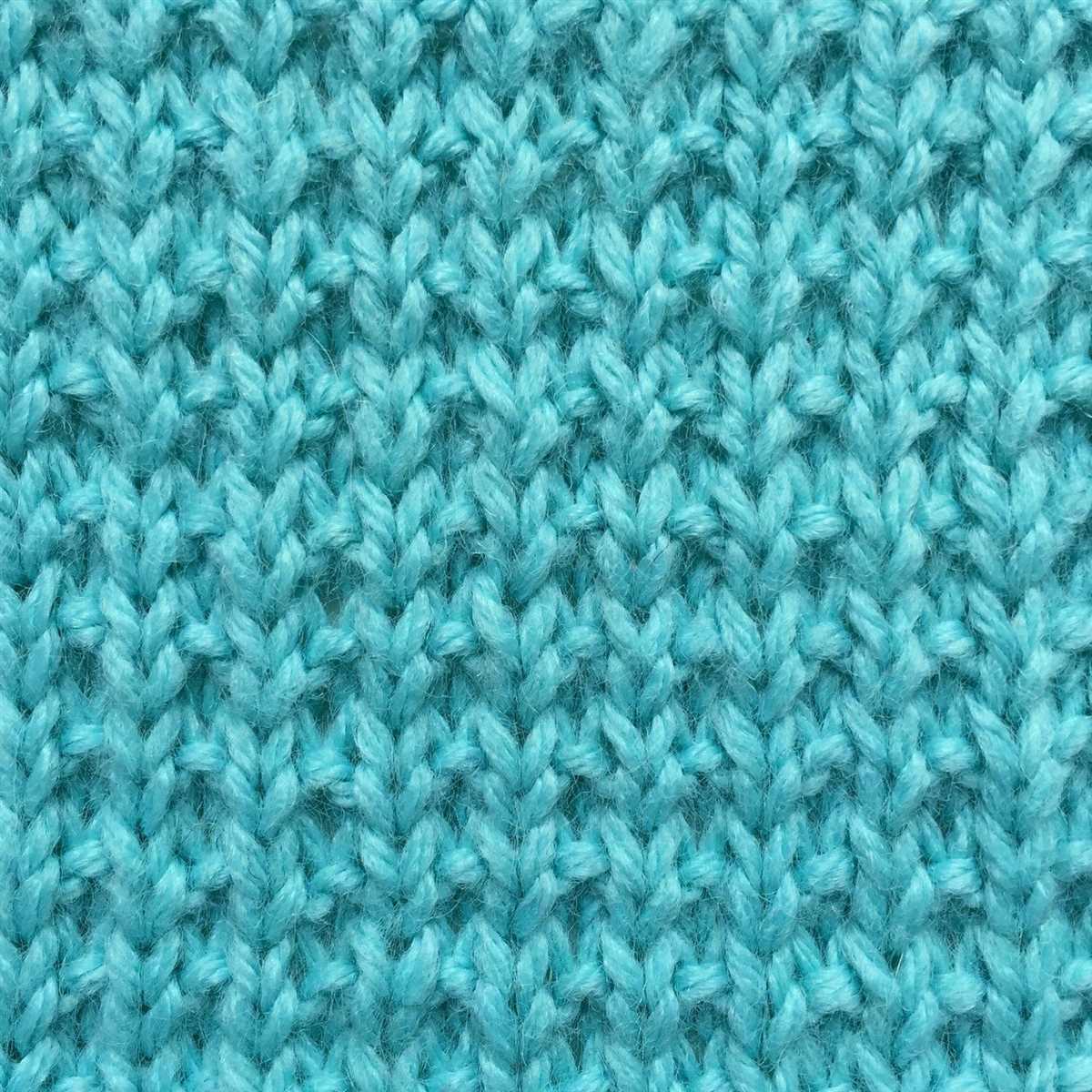 Knitting ribbing stitch patterns