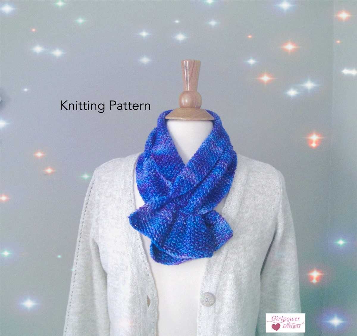 Knitting scarf patterns easy