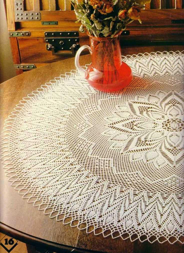 Knitting tablecloth pattern