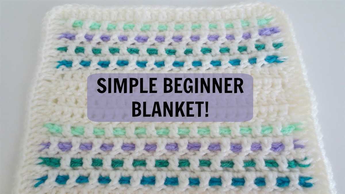 Knitting blanket pattern for beginners