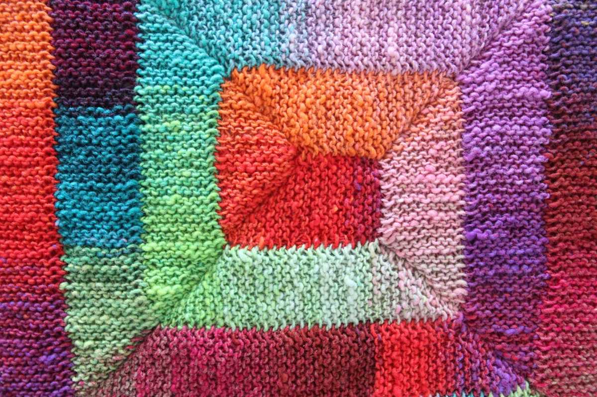 Knitting multicolor patterns