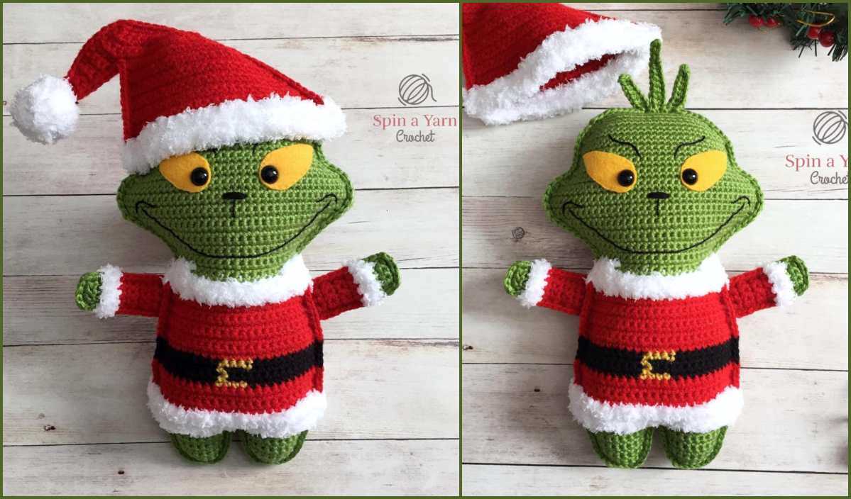 Knitting pattern for the grinch