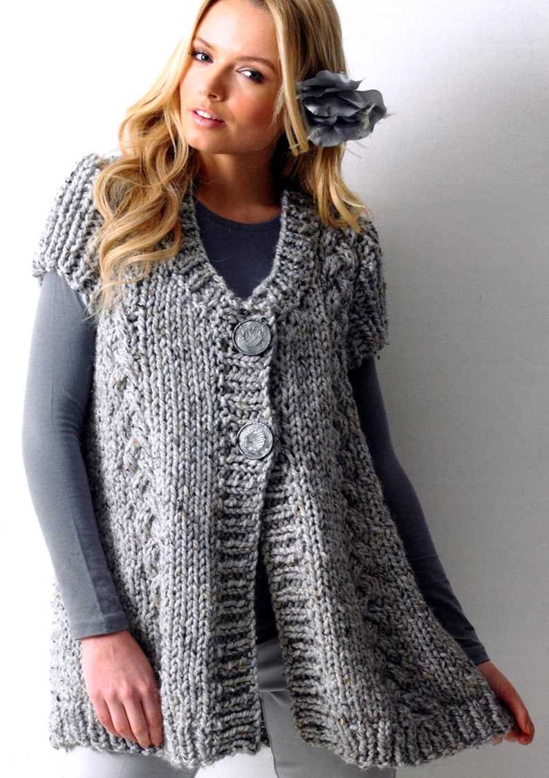 Knitting pattern for waistcoat