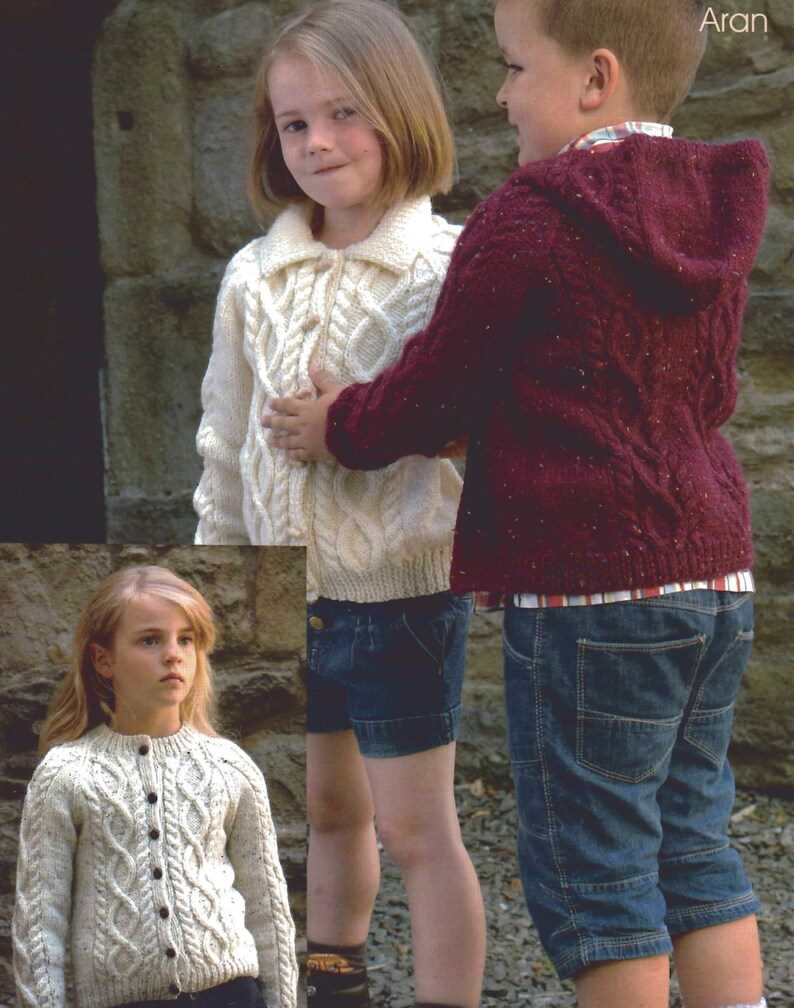 Knitting patterns for childrens hoodies