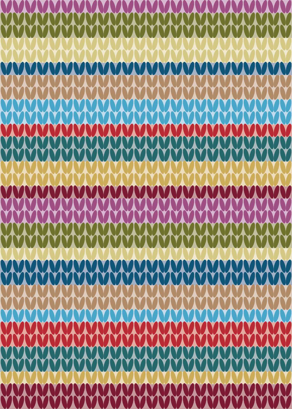 Knitting patterns for commercial use