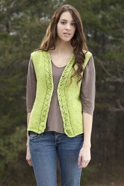 Knitting patterns for ladies vests